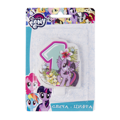 Свеча «Цифра 1» My Little Pony