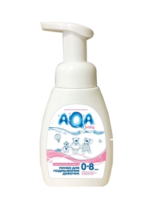 Пенка для подмывания для девочки AQA Baby