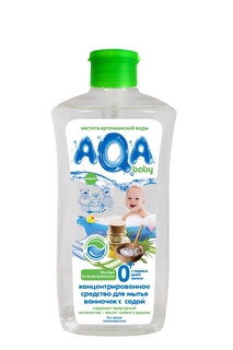 Концентрированное средство для мытья ванночек с содой 500 мл AQA Baby