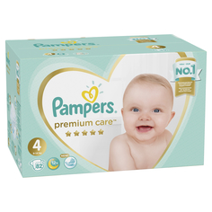 Подгузники Premium Care Maxi 4 (9-14 кг) 82 шт. Pampers