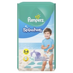 Трусики-подгузники «Splashers» для плавания Junior-Extra Large (14 кг) 10 шт Pampers