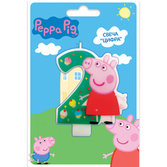 Свеча Peppa Pig Цифра 2