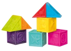 Набор игрушек для ванны Кубики КУРНОСИКИ