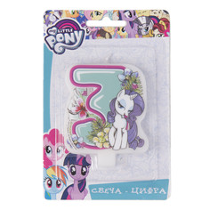 Свеча «Цифра 3» My Little Pony