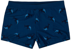Трусы-шорты купальные для мальчика Пляж SS18 синие с рисунком Barkito