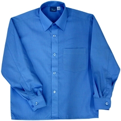 Рубашка для мальчика Темно-голубая АТРУС