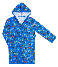 Халат для мальчика Цвет голубой с рисунком Barkito