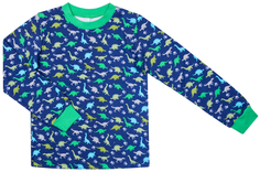 Пижама для мальчика Сновидения, цвет синий с рисунком динозаврики Barkito