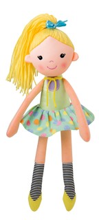 Мягкая игрушка Кукла Мармеладка желтая Мир детства