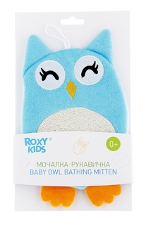 Мочалка-рукавичка Baby Owl Roxy Kids