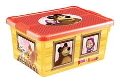 Ящик для игрушек Маша и Медведь Пластишка