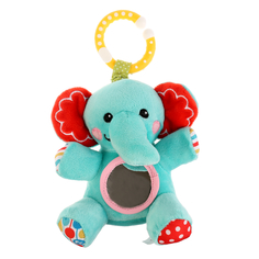 Игрушка подвеска Слон с вибрацией и зеркальцем Umka