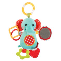 Игрушка подвеска Слон с зеркальцем и прорезывателями Umka
