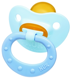 Пустышка Baby Blue ортодонтическая для сна с рождения (латекс) NUK