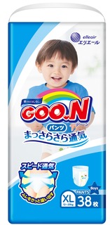 Трусики для мальчиков XL (12-20 кг) 38 шт. Goon.