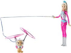 Кукла Космические приключения с летающим котом Mattel