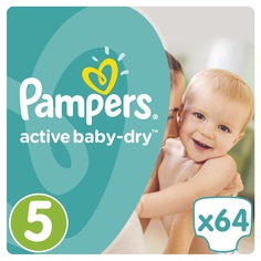 подгузники Active Baby-Dry 5 (11-18 кг) 64 шт. Procter & Gamble