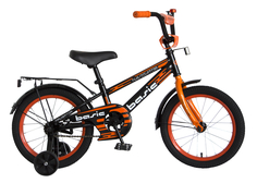 Велосипед двухколесный Basic 16 черный с оранжевым Navigator