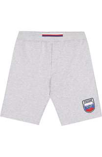 Хлопковые шорты с нашивкой