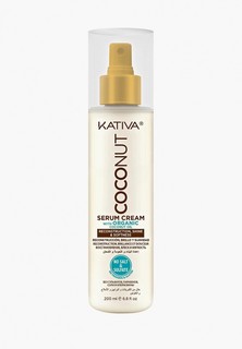 Сыворотка для волос Kativa с органическим кокосовым маслом для поврежденных волос 200 мл