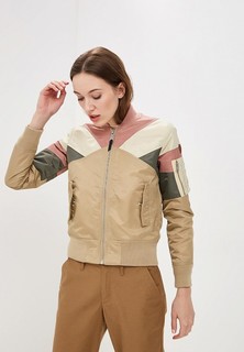 Куртка утепленная Schott N.Y.C. SCHOTT Woman American College Bomber Jacket – Make Up