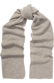 Вязаный шарф из смеси шерсти и кашемира