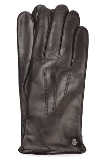 Кожаные перчатки с подкладкой из смеси шерсти и кашемира
