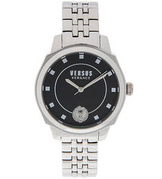 Часы Кварцевые часы с серебристым металлическим браслетом Versus