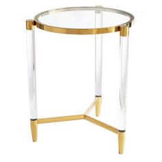 Журнальный стол стерлинг (francois mirro) золотой 40x52x40 см.