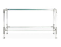 Консоль ида (francois mirro) серебристый 125x70x40 см.