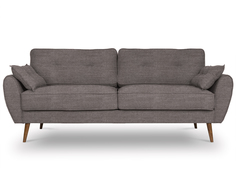 Раскладной диван vogue (myfurnish) серый 243x75x102 см.