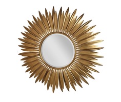 Зеркало кимберли (francois mirro) золотой 105.0x105.0x6.0 см.
