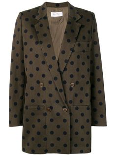 Max Mara блейзер в горох