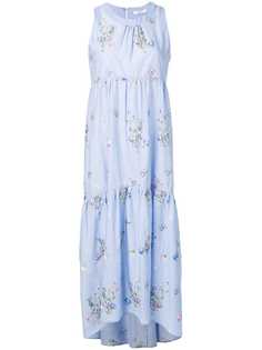Blugirl платье миди с цветочным принтом