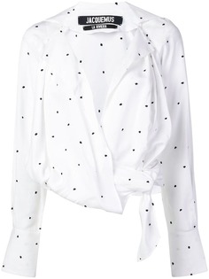 Jacquemus блузка с поясом