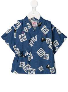 Miki House пижама-кимоно с принтом