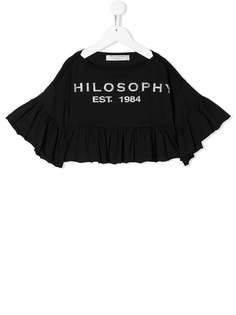 Philosophy Di Lorenzo Serafini Kids футболка с оборками и логотипом