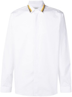 Valentino рубашка с отделкой бисером на воротнике