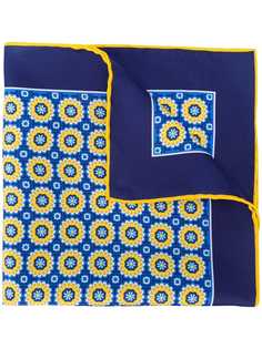 Kiton платок-паше с цветочным принтом