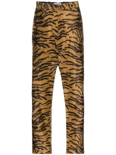 Ashley Williams брюки из искуственного меха с принтом Tiger