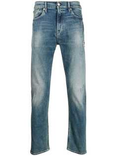 Calvin Klein Jeans джинсы прямого кроя с эффектом потертости