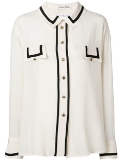 Rewind Vintage Affairs рубашка 1980-х годов с контрастной отделкой