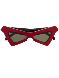 Marni Eyewear солнцезащитные очки в треугольной оправе