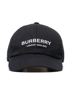 Burberry бейсбольная кепка с вышитым логотипом