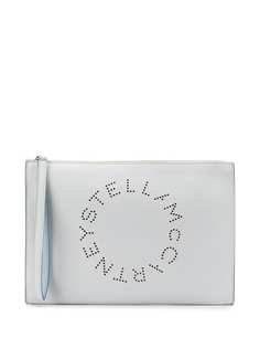Stella McCartney клатч с перфорацией логотипа