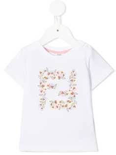 Fendi Kids футболка с логотипом FF