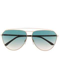 Tom Ford Eyewear градиентные солнцезащитные очки-авиаторы
