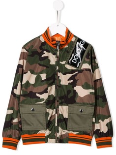 Dolce & Gabbana Kids куртка с камуфляжным принтом