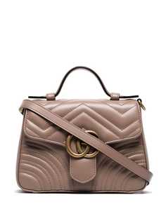 Gucci стеганая мини-сумка на плечо Marmont