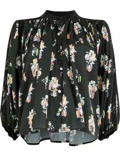 Koché блузка с цветочным принтом
